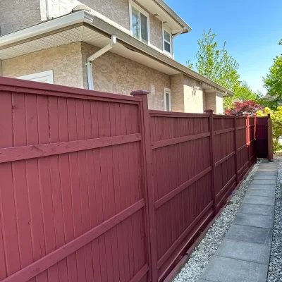 Budget friendly Backyard Fence Painters in Vancouver scaled