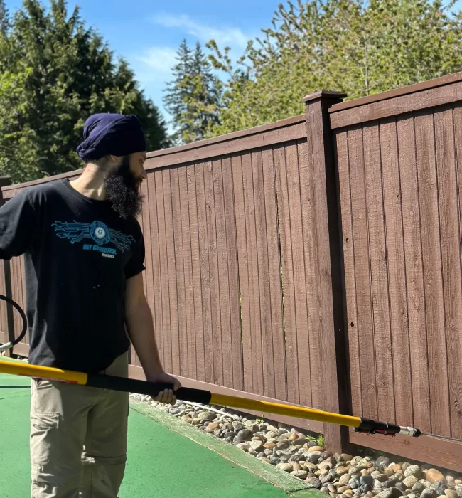 Cost effective fence painting in Burnaby scaled