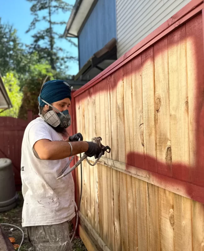 Honest Exterior Fence Painters in Burnaby scaled
