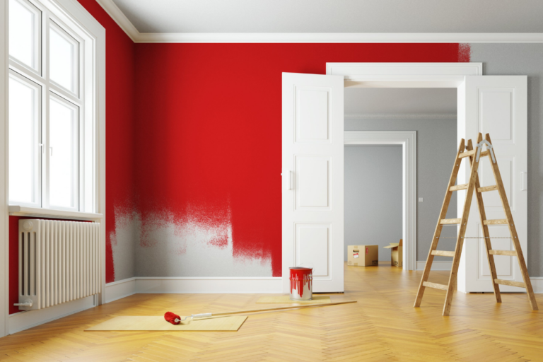 Long-lasting interior paint finish